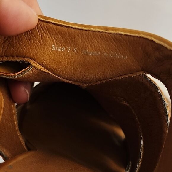 DV By Dolce Vita Juicy Cognac Pointy Toe Slip On Heeled Mules size 7.5 - Picture 9 of 10